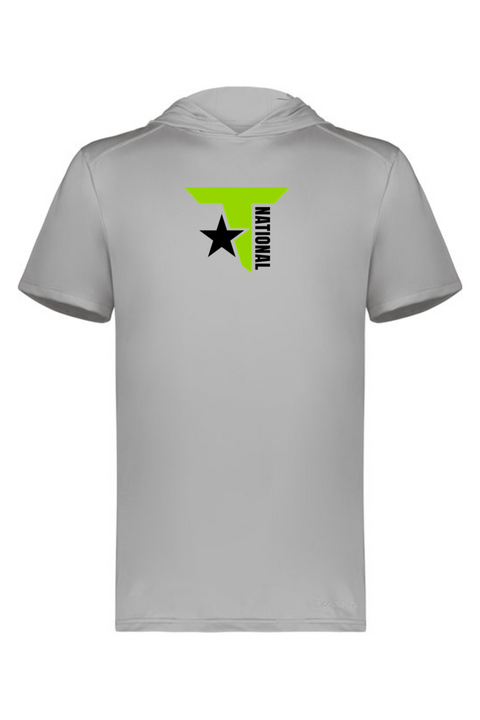 Holloway Adult Short Sleeve Hoodie Powered by Coolcore