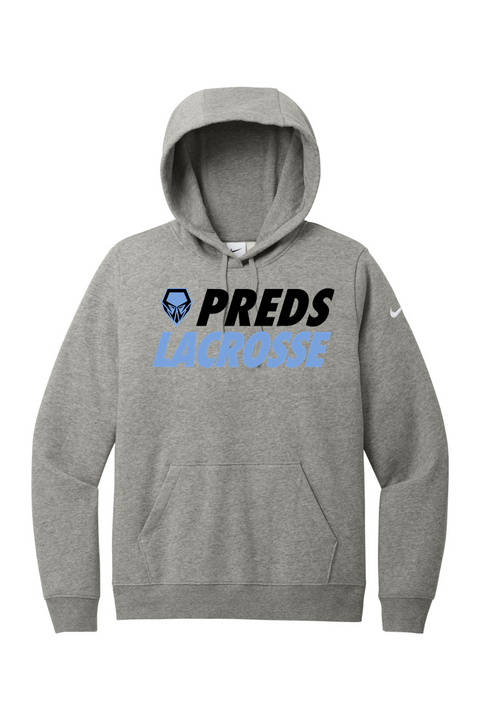Nike Ladies Club Fleece Sleeve Swoosh Pullover Hoodie