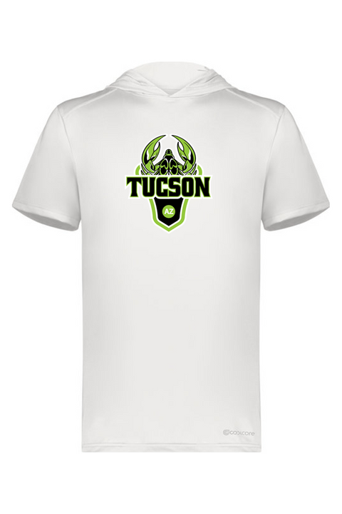 Holloway Adult Short Sleeve Hoodie Powered by Coolcore