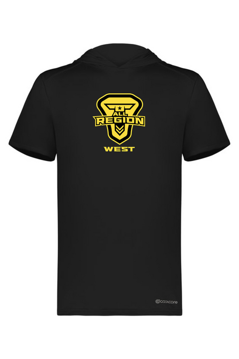 Holloway Adult Short Sleeve Hoodie Powered by Coolcore