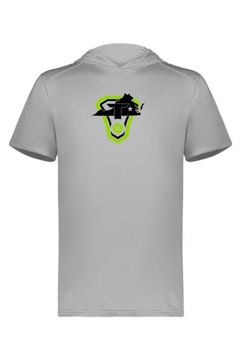 Holloway Adult Short Sleeve Hoodie Powered by Coolcore
