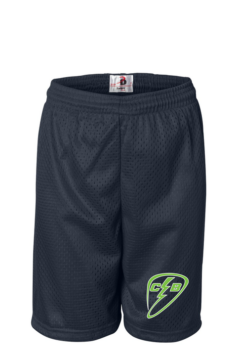 Badger Youth Pro Mesh 6" Shorts