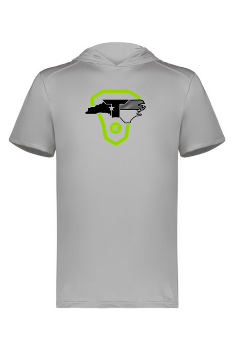 Holloway Adult Short Sleeve Hoodie Powered by Coolcore
