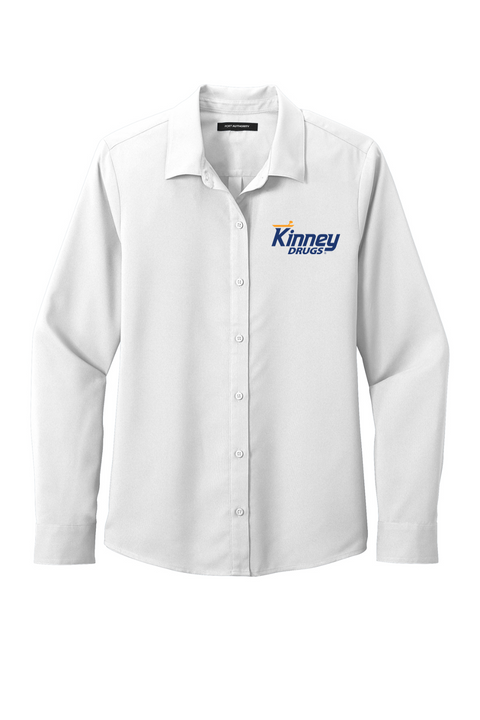 Port Authority Ladies Long Sleeve Performance Staff Shirt
