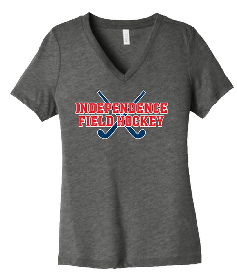 Indy Rec Ladies V-neck Triblend Tee
