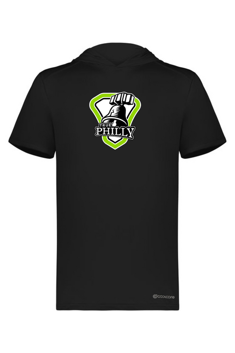 Holloway Adult Short Sleeve Hoodie Powered by Coolcore