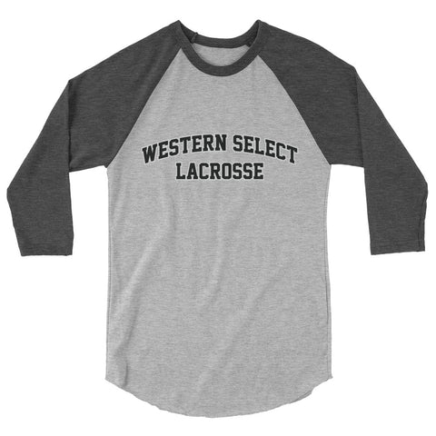 WL Text 3/4 sleeve raglan shirt