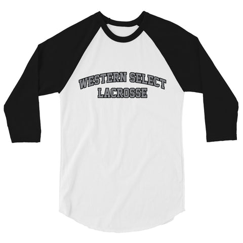 WL Text 3/4 sleeve raglan shirt