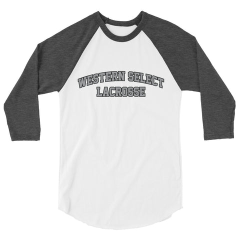 WL Text 3/4 sleeve raglan shirt