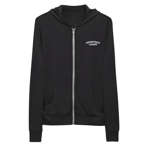 WL Text Unisex zip hoodie