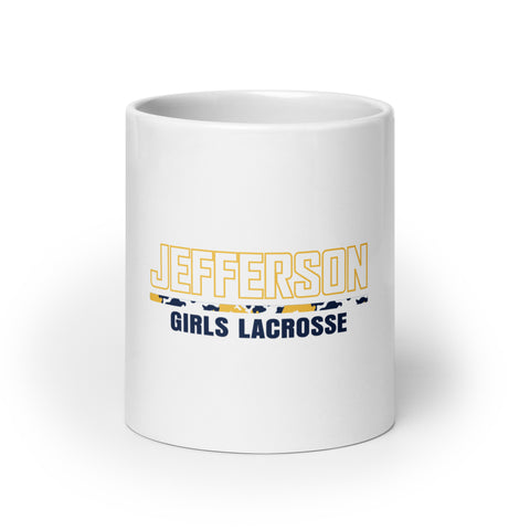 Jefferson White glossy mug