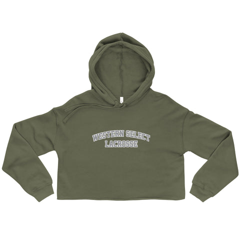 WL Text Crop Hoodie