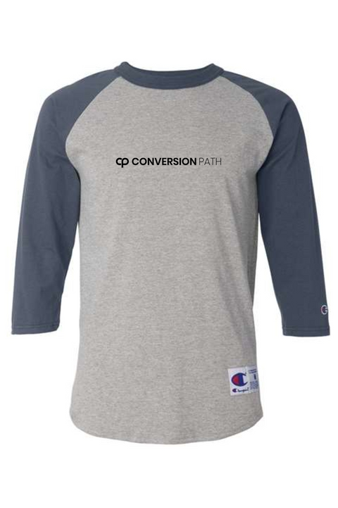 Champion Unisex Raglan Sleeve Baseball T-Shirt