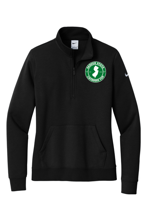 Nike Ladies Club Fleece Sleeve Swoosh 1/2-Zip