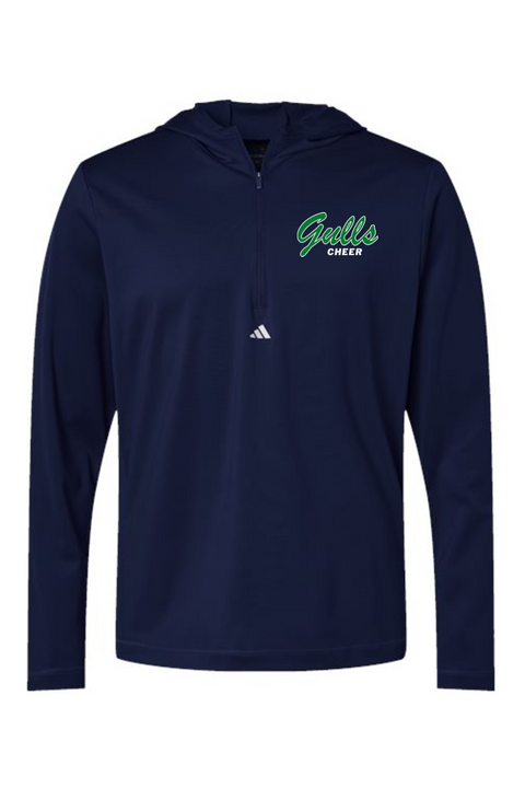 Adidas Lightweight Performance Quarter-Zip Hooded Pullover