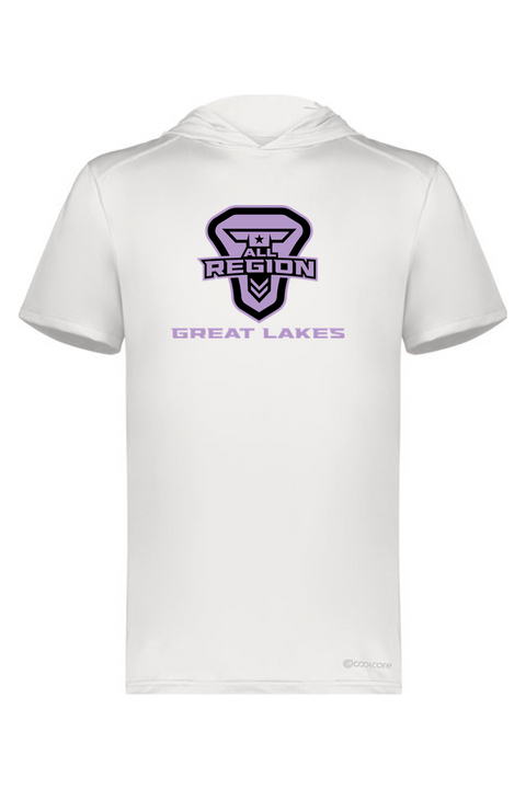 Holloway Adult Short Sleeve Hoodie Powered by Coolcore