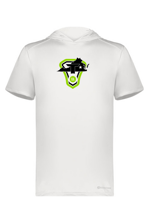 Holloway Adult Short Sleeve Hoodie Powered by Coolcore