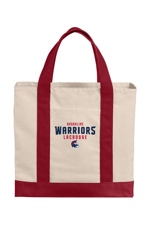 Port Authority Cotton Canvas Two-Tone Tote