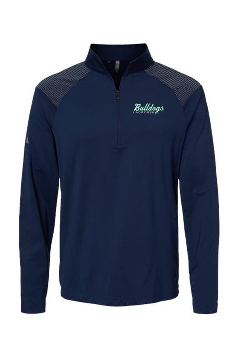 Adidas Shoulder Stripe Quarter-Zip Pullover