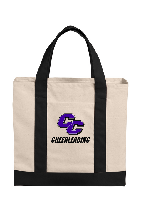 Port Authority Cotton Canvas Two-Tone Tote