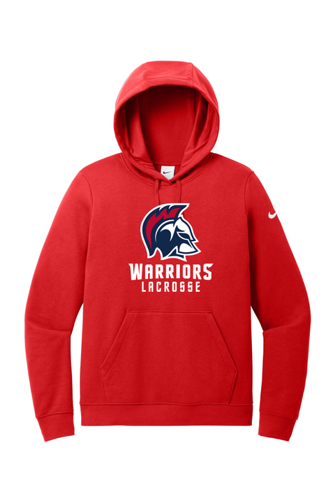 Nike Ladies Club Fleece Sleeve Swoosh Pullover Hoodie