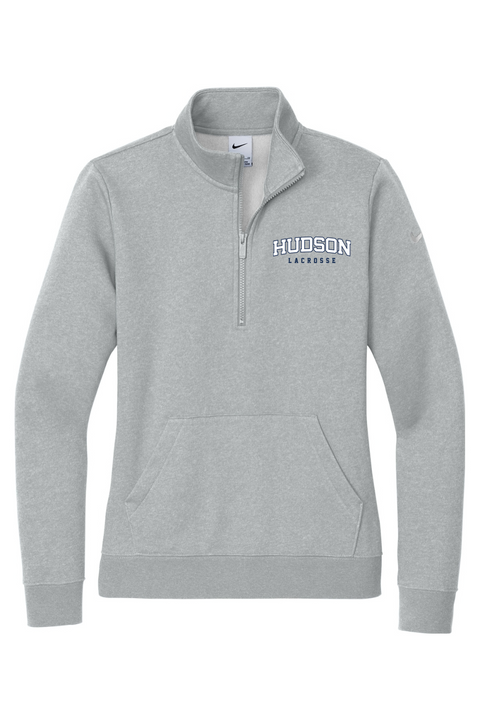 Nike Ladies Club Fleece Sleeve Swoosh 1/2-Zip