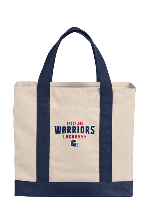 Port Authority Cotton Canvas Two-Tone Tote