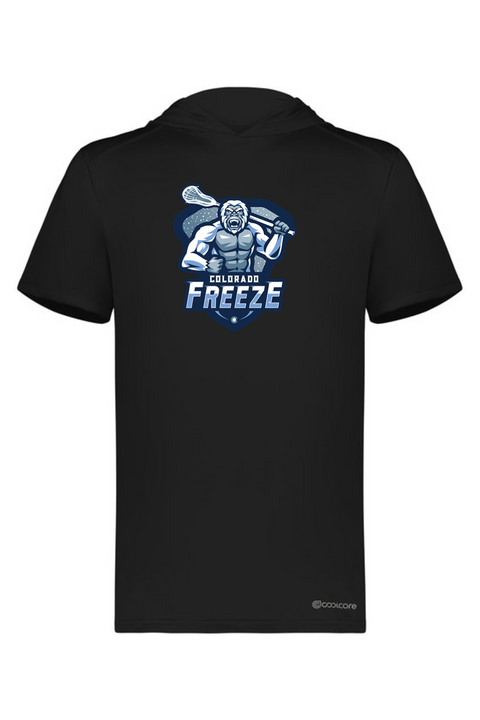 Holloway Adult Short Sleeve Hoodie Powered by Coolcore