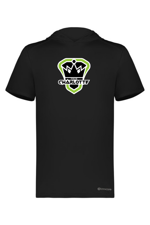 Holloway Adult Short Sleeve Hoodie Powered by Coolcore