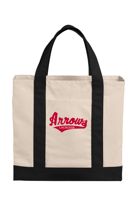 Port Authority Cotton Canvas Two-Tone Tote