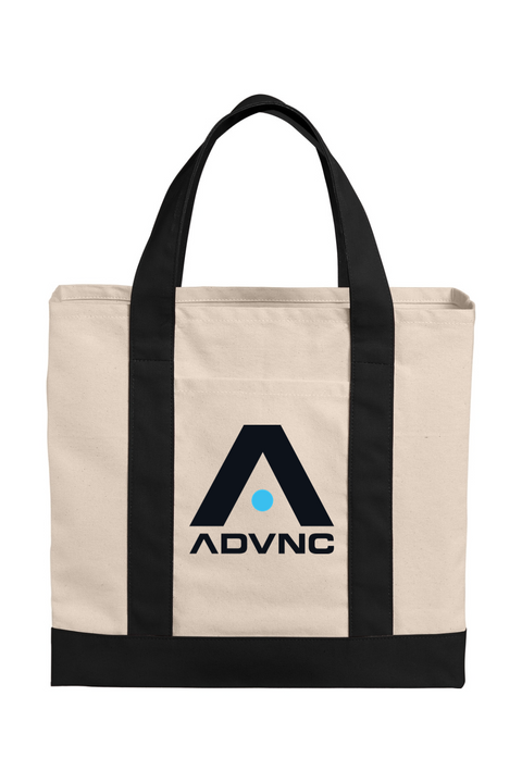 Port Authority Cotton Canvas Two-Tone Tote