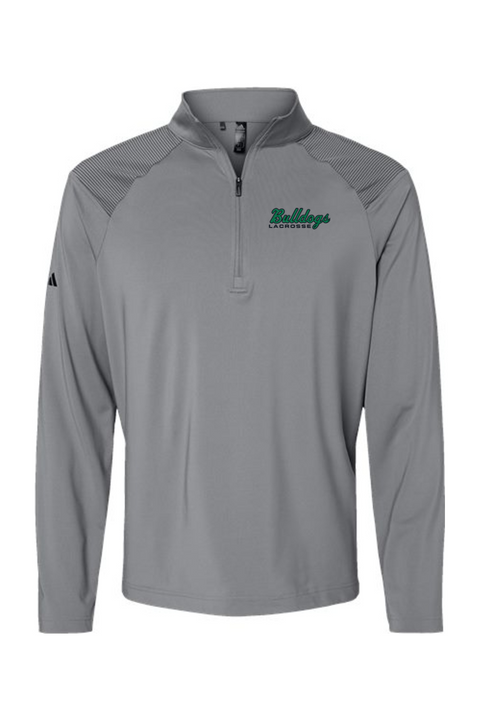 Adidas Shoulder Stripe Quarter-Zip Pullover