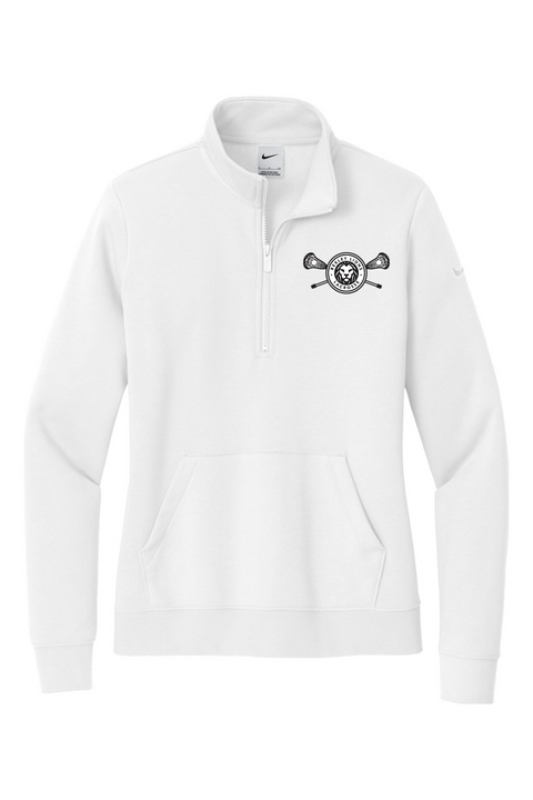 Nike Ladies Club Fleece Sleeve Swoosh 1/2-Zip
