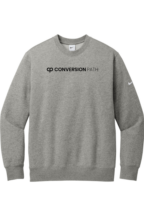 Nike Club Fleece Sleeve Swoosh Crew