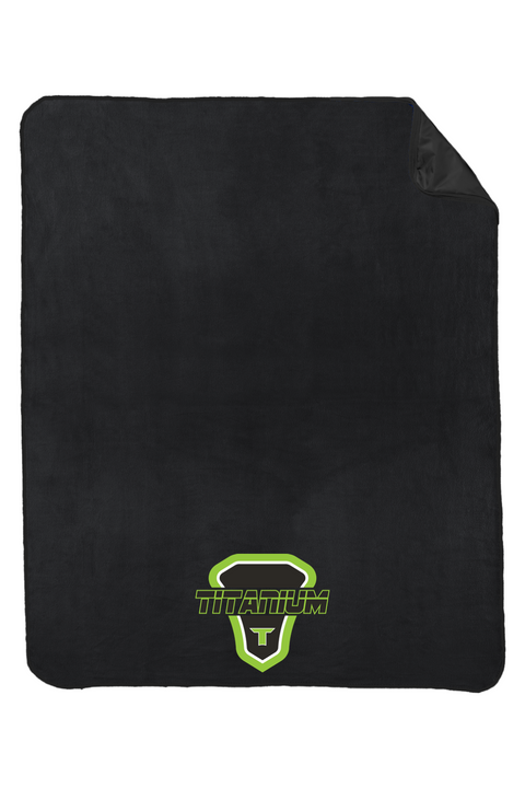 Port Authority Fleece & Poly Travel Blanket