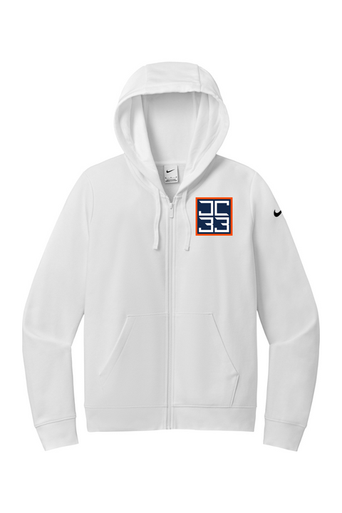 Nike Ladies Club Fleece Sleeve Swoosh Full-Zip Hoodie