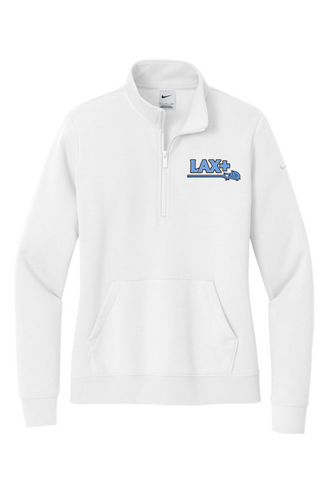 Nike Ladies Club Fleece Sleeve Swoosh 1/2-Zip