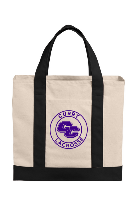 Port Authority Cotton Canvas Two-Tone Tote