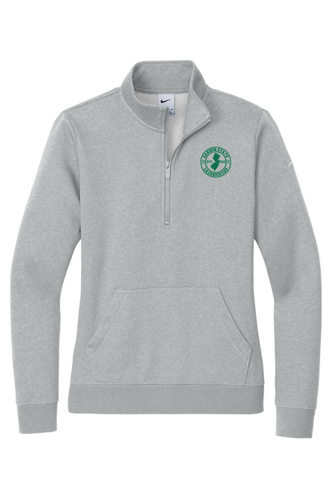 Nike Ladies Club Fleece Sleeve Swoosh 1/2-Zip