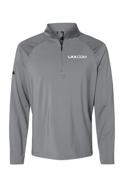 Adidas Shoulder Stripe Quarter-Zip Pullover
