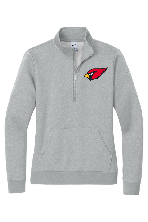 Nike Ladies Club Fleece Sleeve Swoosh 1/2-Zip