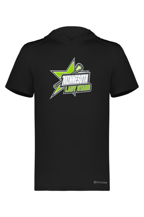 Holloway Adult Short Sleeve Hoodie Powered by Coolcore