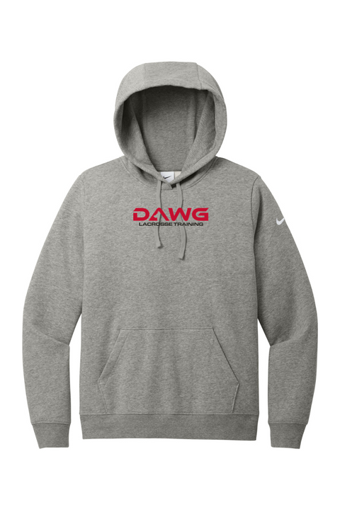 Nike Ladies Club Fleece Sleeve Swoosh Pullover Hoodie