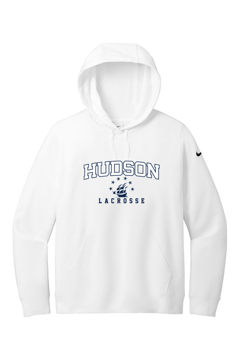 Nike Ladies Club Fleece Sleeve Swoosh Pullover Hoodie