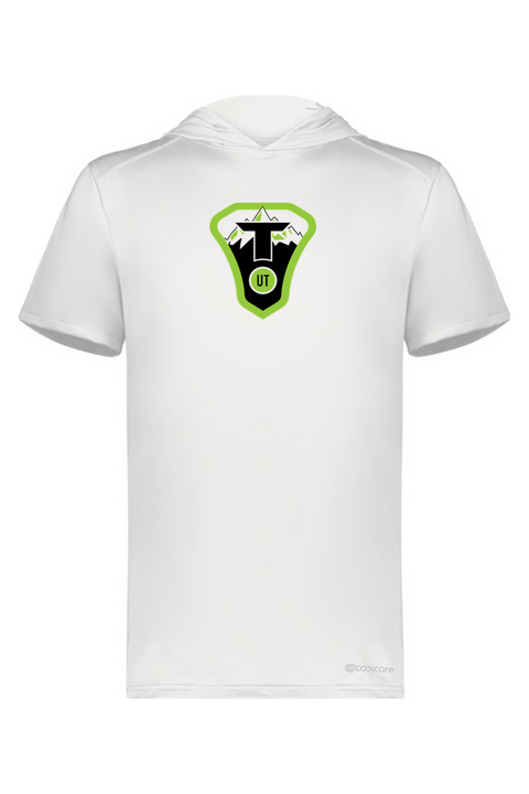 Holloway Adult Short Sleeve Hoodie Powered by Coolcore