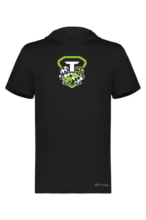 Holloway Adult Short Sleeve Hoodie Powered by Coolcore