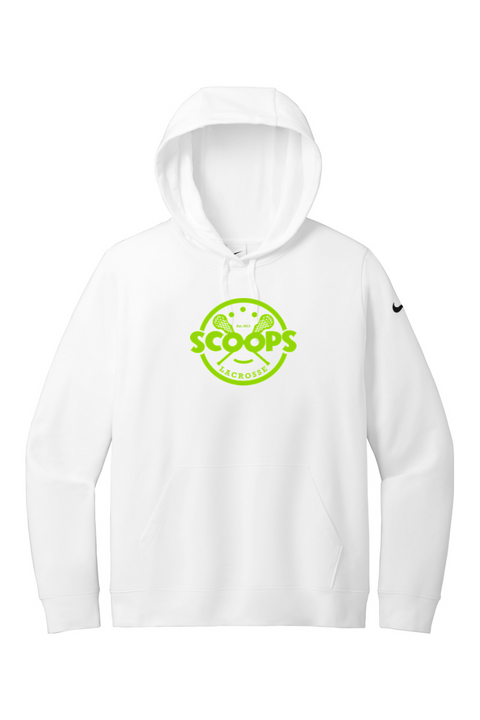 Nike Ladies Club Fleece Sleeve Swoosh Pullover Hoodie