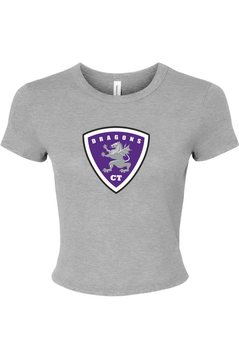 BELLA + CANVAS Women's Micro Rib Baby TeeDragons-