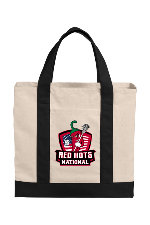 Port Authority Cotton Canvas Two-Tone Tote