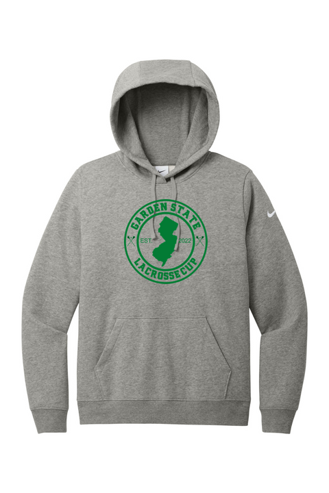 Nike Ladies Club Fleece Sleeve Swoosh Pullover Hoodie